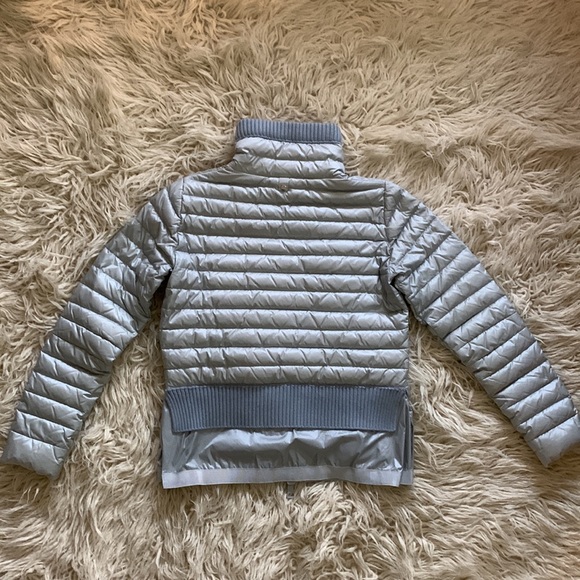 Spring powder blue peplum puffer, Søsken, size S (1) - Picture 2 of 5